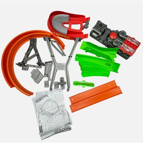 Hot Wheels Power Shift Raceway Track Set Builder Loop Kit Instructions READ - Picture 1 of 9